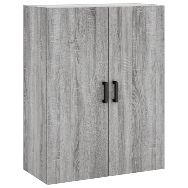 vidaXL Armoire murale sonoma gris 69 5x34x90 cm