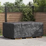 vidaXL Housse pour mobilier d'extérieur Noir 230 x 165 x 80 cm 600D