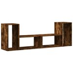 vidaXL Meubles TV 2 Pièces chêne fumé 75x30x50 cm bois d'ingénierie
