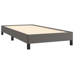 vidaXL Cadre de lit sans matelas gris 80x200 cm similicuir