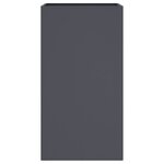 vidaXL Jardinière anthracite 42x38x75 cm acier laminé à froid