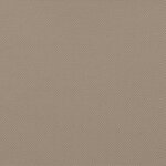 vidaXL Écran de balcon taupe 75x1000 cm 100  polyester oxford