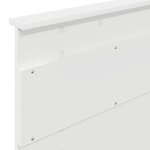 vidaXL Tête de lit avec tête de lit Blanc 75 cm Bois d'ingénierie