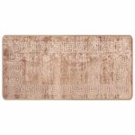 vidaXL Coureur de Tapis MARSA Blanc 50 x 100 cm Polyester et PVC