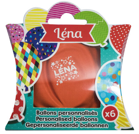 Ballons de baudruche prénom Lena
