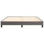 vidaXL Cadre de lit sans matelas gris 180x200 cm similicuir