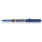 Stylo roller V Ball VB7 encre liquide Pointe métal Moyenne Bleu PILOT
