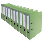 Classeur à levier Prem'Touch dos 70mm A4 vert anis x 10 EXACOMPTA