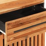 vidaXL Table de chevet 50x34x60 cm bois d'acacia solide