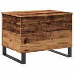 vidaXL Table basse vieux bois 60x44 5x45 cm bois d'ingénierie