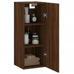 vidaXL Armoire murale chêne marron 34 5x34x90 cm bois d'ingénierie