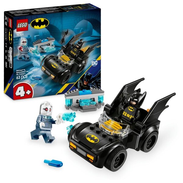 LEGO DC Comics 76301 — Batman et la Batmobile contre Mr. Freeze  set 4+ avec 2 minifigurines