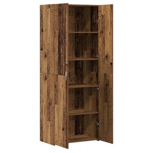 vidaXL Haut Armoire 2 Pièces Bois ancien 70 x 42 5 x 185 cm