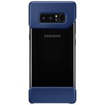 Coque duo samsung ef-mn950cn transparente et bleue pour galaxy note8 n950