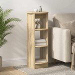 vidaXL Meuble d'appoint Chêne Sonoma 40 x 40 x 100 cm