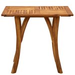 vidaXL Ensemble de salle à manger de jardin 3 Pièces Marron