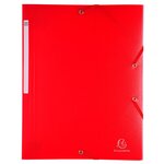 Chemise À Élastique 3 Rabats Polypropylène Chromaline - Format Pocket 12x16cm - Couleurs Assorties - X 25 - Exacompta