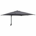 vidaXL Parasol de jardin mural anthracite 247 cm