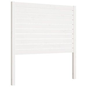 vidaXL Tête de lit Blanc 81x4x100 cm Bois massif de pin