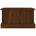vidaXL Boîte de rangement chêne marron 50x30x28 cm bois d'ingénierie