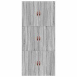 vidaXL Cadre de lit Sonoma gris 200 x 100 x 31 5 cm Bois d'ingénierie