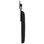 vidaXL Tête de lit suspendue Noir Simili cuir