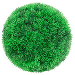 vidaXL Boules de buis artificielles avec lumières LED 2 Pièces vert 22 cm