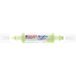 Marqueur acryl 3d dble pointe 5400 vert pastel 2-3 mm  5-10 mm EDDING