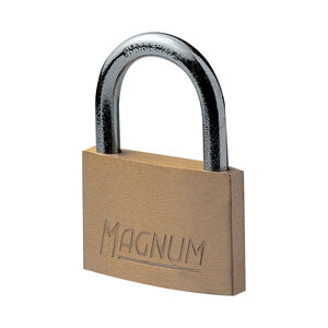 Petit Cadenas Magnum en Laiton Massif et à Clé  Doré  3 4 x 2 x 0 8 cm