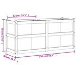 vidaXL Jardinière 150x50x70 cm bois de pin imprégné
