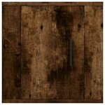 vidaXL Meuble TV mural Chêne fumé 40x34 5x40 cm