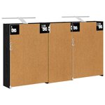 vidaXL Ensemble de Meubles de Salle de Bain 3 Pièces 116 x 16 x 62 5 cm