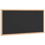 vidaXL Tableau noir avec cadre bois de pin massif noir 60x30 cm