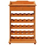 vidaXL Rangement à Vin Marron 90 x 60 x 30 cm Pin massif