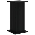 vidaXL Support de Plante Noir 30 5 x 30 x 60 5 cm Bois d'ingénierie