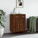 vidaXL Buffet chêne marron 69 5x34x90 cm bois d'ingénierie