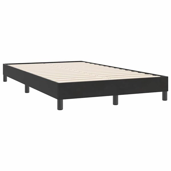 vidaXL Cadre de lit sans matelas noir 120x220 cm velours