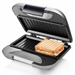 Princess Appareil à croque-monsieur Deluxe 750 W Gris
