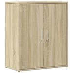 vidaXL Buffets 2 Pièces chêne sonoma 60x31x70 cm bois d'ingénierie