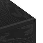 vidaXL Cabinet de chevet Chêne noir 40 x 27 x 76 cm Bois d'ingénierie