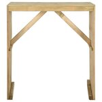 vidaXL Table de bar 100x60x110 cm Bois de pin imprégné