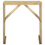 vidaXL Table de bar 100x60x110 cm Bois de pin imprégné