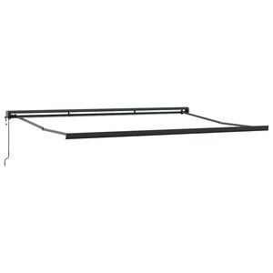 Auvent Anthracite 4 × 3 m Métal