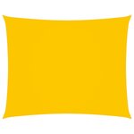 vidaXL Voile de parasol tissu oxford rectangulaire 3x4 m jaune