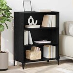 vidaXL Buffet Chêne noir 32 5 x 69 5 x 90 cm Bois d'ingénierie