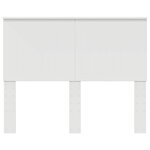 vidaXL Tête de lit avec tête de lit Blanc 120 cm Bois d'ingénierie