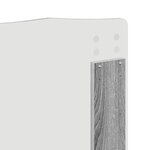 vidaXL Tête de lit Gris Sonoma 140 cm Bois d'ingénierie