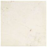 vidaXL Table basse Blanc 40x40x35 cm Pierre véritable texture marbre