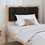 vidaXL Tête de lit Autre Marron et noir 90 cm Bois massif en pin