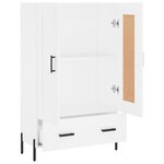 vidaXL Buffet haut blanc 69 5x31x115 cm bois d'ingénierie
